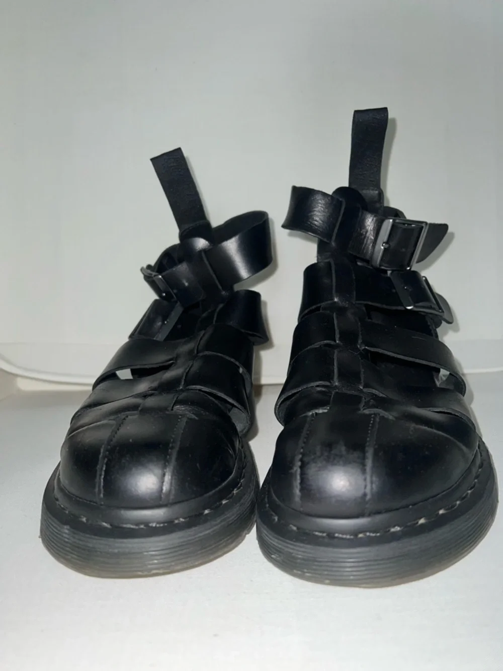Dr. Martens Geraldo Leather Gladiator Sandals -Sz 7 Women (Sz 6 - Men) - Picture 2 of 8